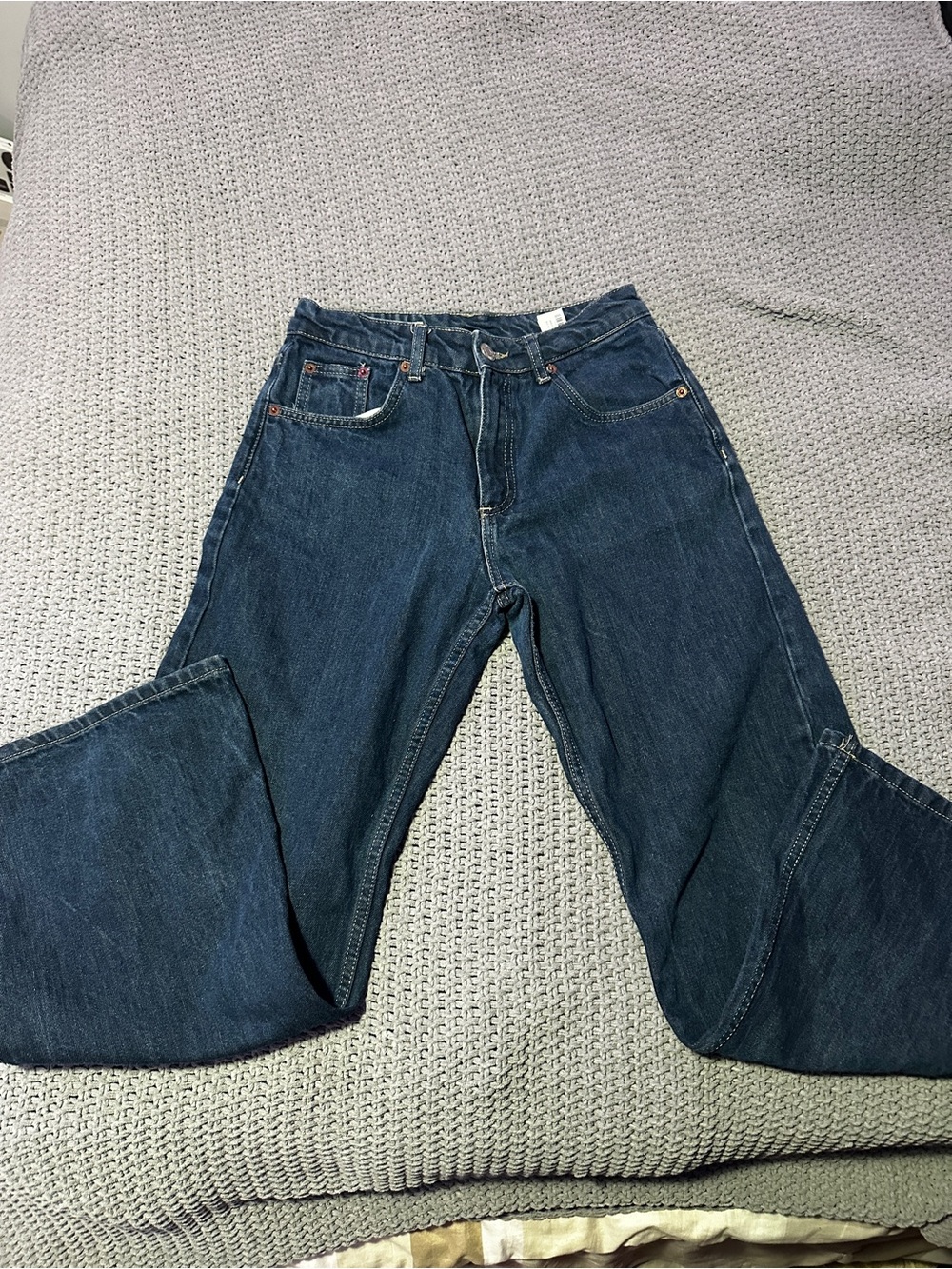 Zara Dark Blue Relaxed Fit Men's Jeans
